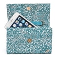 thumbnail image 3 of Mint Green Paisley Weekender Crossbody Bag For XOLO Era, Cube 5.0, A1010, Win Q1000, 8X-1020, Omega 5.0, Opus 3, Q1020, Opus HD, Play 8X-1100, | Phone Cases and Covers, 3 of 7