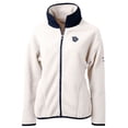 thumbnail image 2 of Women's Cutter & Buck Oatmeal Lehigh Valley IronPigs Cascade Eco Sherpa Full-Zip Fleece Jacket, 2 of 3