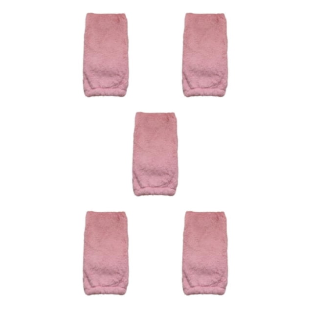 Youkk Comfortable Acrylic Fibers In Long Leg Warmers For Cozy Winter Wide Application pink 5Set