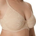 thumbnail image 4 of Bali Breathe Cotton Modal Lace Convertible Strap Underwire Bra DF7590 Color: Almond Size: 36 C, 4 of 5