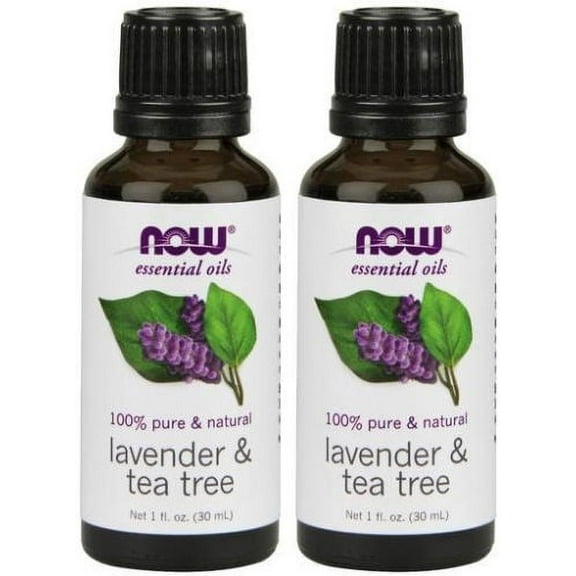 Now Foods - 1 fl oz Lavender & Tea Tree Oil (Pack of 2)