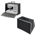 thumbnail image 2 of KAKOWELY Sewing Machine Cover Oxford Cloth Sewing Machine Cover Handbag Sewing Machine Zipper Bag Black16.5"X14.49"X7.99", 2 of 4