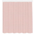 thumbnail image 2 of Ambesonne Valentine's Day Shower Curtain, Romance Hearts Dots, 69"Wx84"L, Eggshell Magenta and Green, 2 of 4