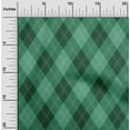 thumbnail image 2 of oneOone Cotton Jersey Sea Green Fabric Check Sewing Material Print Fabric By The Yard 58 Inch Wide, 2 of 4