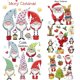 thumbnail image 2 of Juego de Parches de transferencia de calor para Navidad, camisa de planchar, transferencia de Jeans, accesorio de bricolaje, pegatinas de ropa de moda, conjunto de gnomos de invierno, 2 of 4