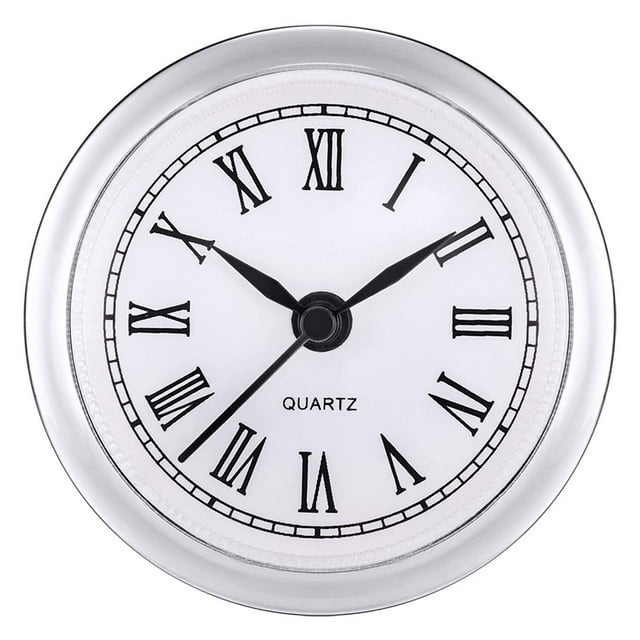 Mini Clock Insert 2.4 Inch 61mm Round Quartz Clock Fitup Movement