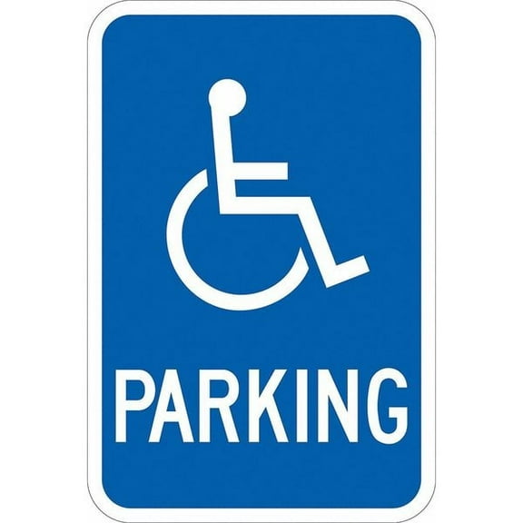 Lyle ADA Handicapped Parking Sign,18" x 12" T1-1136-EG_12x18