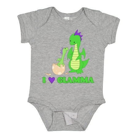

Inktastic I Love Glamma Gift Baby Boy or Baby Girl Bodysuit