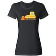 thumbnail image 3 of Inktastic Bulldozer Construction Truck Women's T-Shirt, 3 of 5