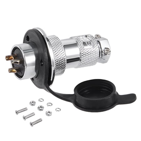 Aviation Connector  20mm 3P 20A 250V M20-3 Waterproof Male Wire Panel Power price history on PriceWatchPro