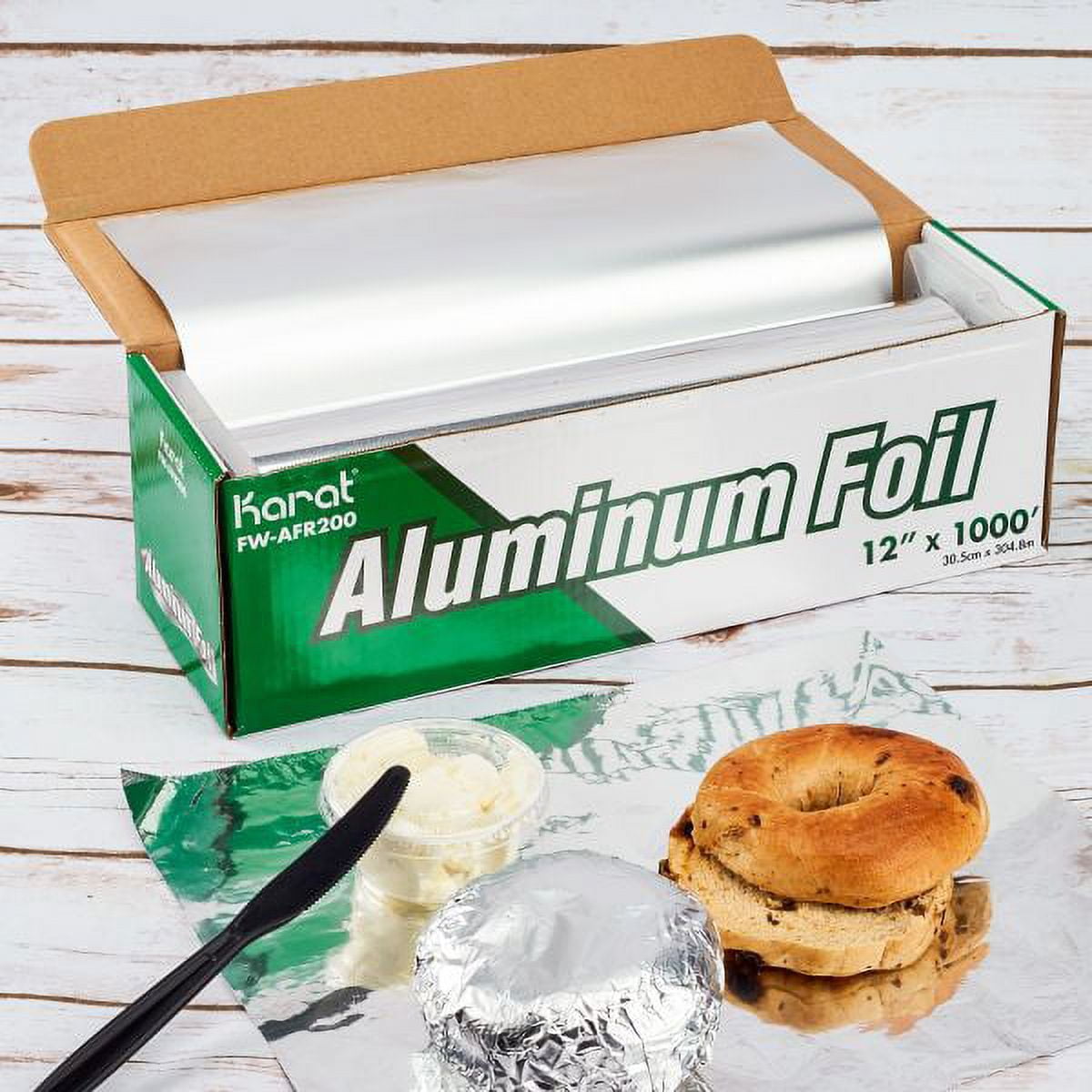 Standard Aluminum Foil Roll, 12 x 1,000 ft