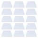 thumbnail image 1 of 20 piezas de plástico raspador de masa crema de afeitar de látigo corte raspador placa herramienta de pastelería espátula de cocina flexible multipropósito (blanco), 1 of 5
