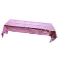 thumbnail image 3 of Entireivity Glossy PET Tablecloth Glitter Picnic Table Covers Table Decor Party Supplies for Festival Xmas Birthday (Pink), 3 of 8