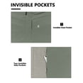 thumbnail image 3 of Little Donkey Andy Men's UV Protection Long Sleeve Golf Shirt Pullover with Pockets, Quick Dry, Stretchy,Size XL, 3 of 5