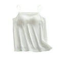 thumbnail image 2 of Pijama de manga corta para mujer, de gasa, con cuello en V y tirantes, para verano. Blusa de poliéster para mujer., 2 of 3
