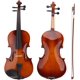 thumbnail image 4 of Doredo Kit de violín 1/4, violín principiante para niños, estudiantes, juego completo de violín para niños con estuche, arco, colofonia, ideal para niños principiantes de 5 a 7 años, acabado natural, 4 of 5
