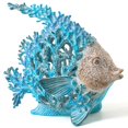 thumbnail image 1 of Escultura VVGIFTS pez ángel de arrecife de coral 19x18 cm, azul, 1 of 7