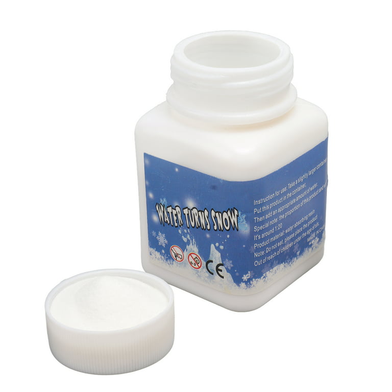 Snow Powder Sodium Polyacrylate Quick and Easy Way to Make Instant