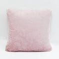 thumbnail image 4 of Home Soft Things Faux Fur Throw Pillow Cover 4 Piece Set-Pink - 20" x 20", 4 of 9