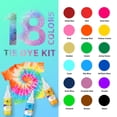 thumbnail image 3 of Kit Tie Dye HTVRONT, 18 colores, botellas de 80 ml para niños y adultos, 3 of 6