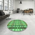 thumbnail image 3 of Ahgly Company Indoor Square Patterned Stoplight Go Green Area Rugs, 7' Square, 3 of 6