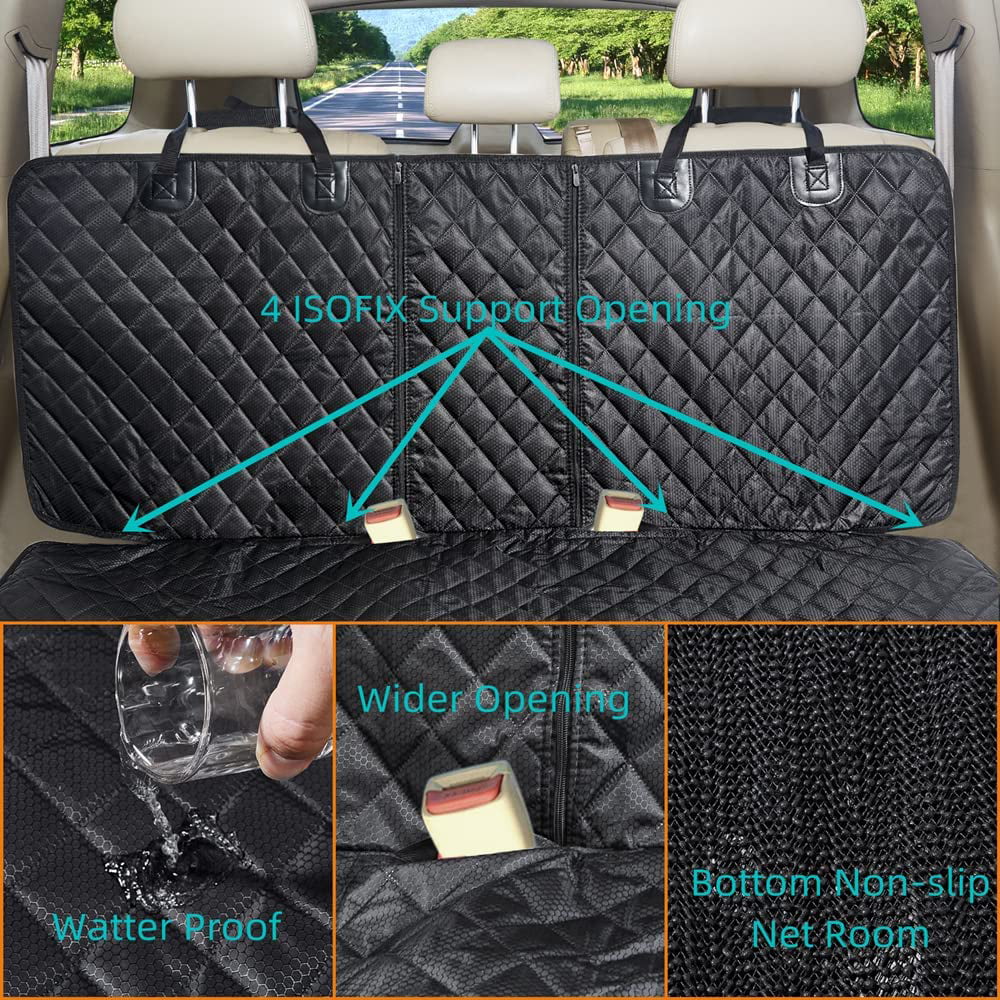 Xxl Pet Seat Cover For Truck Van Large Suv Trailer 62Wx94L Black