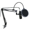 Ammoon Microphone Kit, Streaming Podcast PC Condenser Computer Mic for Gaming, YouTube Video, Recording Music, Voice Over, Studio Mic Bundle with Adjustment Arm Stand