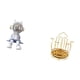 thumbnail image 5 of Figura de escritorio,Estante con estatua de astronauta para decoración de oficina y hogar,Figura decorativa de escritorio de resina para decoración del hogar,Porta tazas,Portavasos de café, 5 of 8