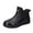 Black, variant on Rain Boots Men Non Slip Waterproof Round Toe Pull-on Versatile Ankle Water Shoes for Commutes Outdoor Work
