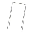 thumbnail image 1 of Proporto de ropa Plegable Portable de acero inoxidable de acero inoxidable Pequeño estante de secado de ropa retráctil para acampar habitación de, 1 of 8