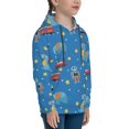 thumbnail image 3 of Kdxio Cartoon Animals 1 Pattern Boys Athletic Unisex Boys Girls Hoodie with Pocket Sweatshirts-Small, 3 of 6