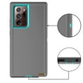 thumbnail image 3 of For Samsung Galaxy Note20 5G Heavy Duty Shockproof Armor Protective Hybrid Case Cover With Clip Blue/Blue, 3 of 6