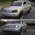 thumbnail image 2 of For Toyota Highlander Tinted Head Lamp Light Overlay Kit Smoked Protection Film, 2 of 3