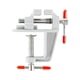 thumbnail image 4 of Soporte para prensa de tornillo de banco doméstico, ajustable, portátil, multifunción, antideslizante, mini. Plata, 4 of 8