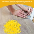 thumbnail image 2 of STOBOK 100Pcs Heavy Duty Plastic Wall Anchors for Drywall Furniture and Office Use, 2 of 5
