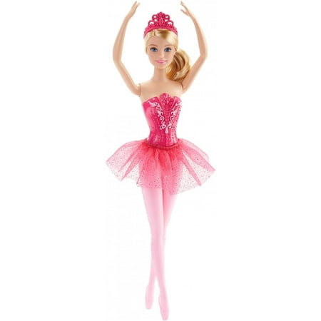 Barbie Ballerina Doll with Removable Pink Tutu & Tiara