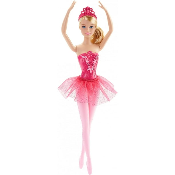 Produktivitet Indsprøjtning Hav Barbie Ballerina Doll with Removable Pink Tutu & Tiara - Walmart.com