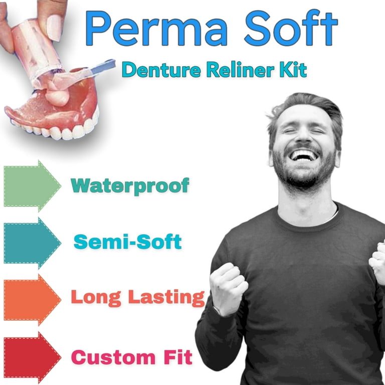 Instructions: Apply DenSureFit to your Upper or Lower Dentures