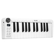 M-VAVE SMK USB MIDI Keyboard Controller with 25 Velocity Sensitive Mini Keys 1 Knob, Protable Music keyboard Plug and Play