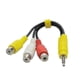 thumbnail image 4 of Cable adaptador de vídeo AV a componentes para televisor TCL (3 RCA a 3,5 mm), 4 of 5