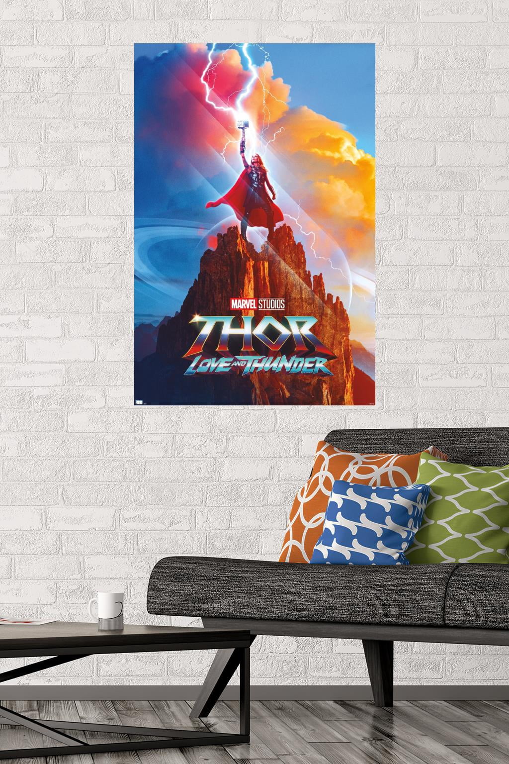 Marvel Thor: Love and Thunder - Mighty Thor One Sheet Wall Poster, 22.375" x 34"