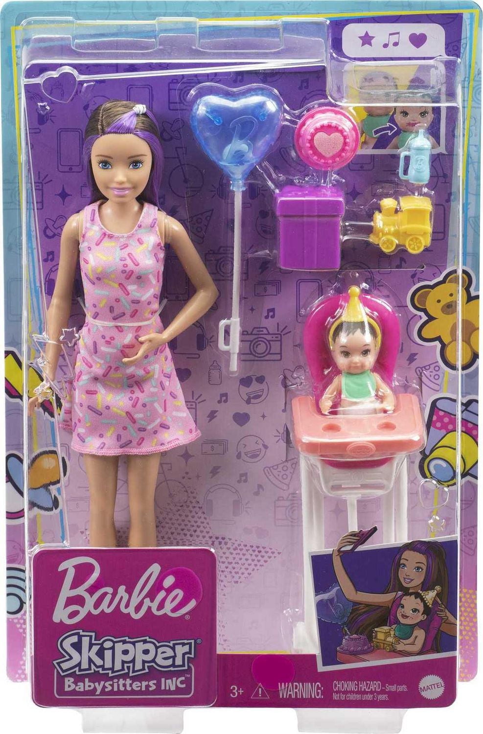 Barbie Skipper Babysitters Inc Dolls and Playset
