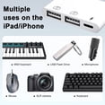 thumbnail image 2 of GHSDFBB iPad to USB Adapter, USB for iPad, iPhone to USB Adapter Compatible iPhone/iPad,Plug N Play,Compatible with USB Flash Drive.Support iOS 16., 2 of 7