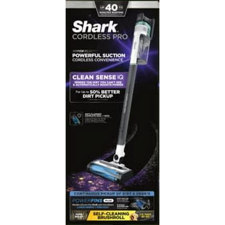 Shark Cordless IZ540H Pro Stick Vacuum with Power Fins and Shark Cordless IZ540H Pro Stick Vacuum with Power Fins and
