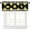 Kitchen Lemon-2, variant on Brown Coffee Theme Kitchen Valance for Window,Rod Pocket Rustic Vintage Latte Cappuccino Cafe Curtains Farmhouse Cafe Beans Drink Decor Modern Art Window Drapes Fabric