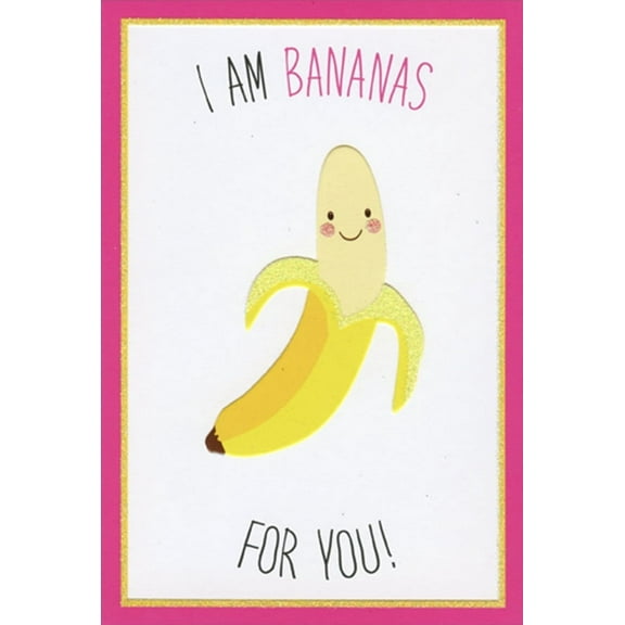 Pictura Bananas For You Juvenile Valentine's Day Card for Kids