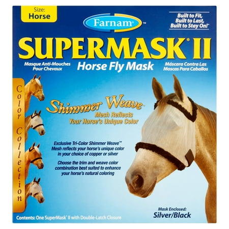 Farnam Supermask II Fly Mask, Without Ears (Best Fly Masks For Horses)