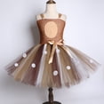thumbnail image 5 of Disfraz de ciervo para niñas, disfraz de Halloween, Navidad, tutú, reno, alce, disfraz de fantasía, ropa de fiesta de cumpleaños para niñas de 1 a 12 años, 5 of 5