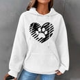 thumbnail image 2 of Hoodies Woman Clearance, Autumn Winter Hoodie Sweatshirt Pullover Tops Long Sleeved Comfortable, 2 of 5