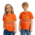 thumbnail image 2 of Gelikeya Happy 100 Days of School Shirt Boys Girls Casual Short Sleeve Hearts Graphic Tees Toddler Kids Summer Clothes Outfits Orange, 12-13 Years, 2 of 7